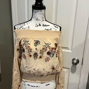 Free people off the shoulder top
